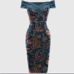 💖NWT Averie "Hally" off Shoulder  sz M Dress, Rare Find